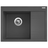 Granitový drez Sinks RIM 650 L Titanium - ľavý
