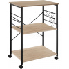 Tectake Derby 45,5 × 45,5 × 55,5 cm Industrial svetlé drevo, dub Sonoma