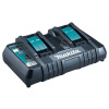 MAKITA DC18RD 630868-6 Nabíjačka dvoch akumulátorov súčasne Li-Ion 14.4/18V, Ni-Mh 7.2-14.4V