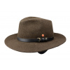 Cestovný nekrčivý vodeodolný hnedý klobúk Mayser - Earflap Georgia Traveller (s ušnými klapkami) Veľkosť: 57 cm (M)