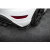 Maxton Design difuzory pod zadní nárazník s křidélky ver. 3 pro Ford Fiesta ST Mk7 Facelift, černý lesklý plast ABS