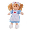 Bigjigs Toys Látková bábika zdravotná sestrička Nancy 28 cm