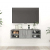 zahrada-XL Nástenná polica sivá sonoma 102x30x29 spracované drevo 826364