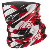 nákrčník BLURRED NECK TUBE, ALPINESTARS (čierna/biela/červená)