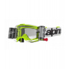 Brýle VISION 8 WORDMARK ROLL-OFF WIDE VISION, ALPINESTARS (bílá/žlutá fluo, čiré plexi a roll-off systém) 2025