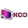 Lyžařské brýle KOO Eclipse Platinum - white/burgundy/infrared M