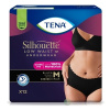 TENA Silhouette Plus Low Waist Black M čierne dámske naťahovacie inkontinenčné nohavičky 1x12 ks