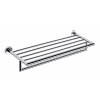 SAPHO X-ROUND polička na uteráky s hrazdou 650x215x110mm, chróm (104205072) XR419