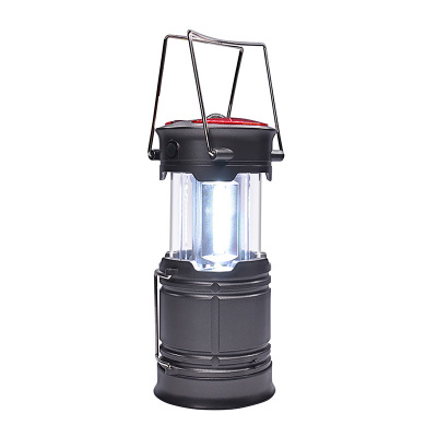 SOLIGHT WN39 nabíjacie LED kempingové svietidlo s lampášom, 200lm, šedá