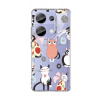 TopQ Zadný pevný kryt Image na Xiaomi Redmi Note 13 Pro Cats 2