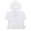 Semišková mikinka s kapucňou New Baby Baby - Biela - 86 (12–18m)