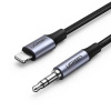 Ugreen 70509 kábel k mobilnému telefónu Strieborná 1 m 3.5mm Lightning (ugreen70509)