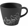 Villeroy & Boch 10-4719-1420 Šálka na espresso Manufacture Rock Mickey Mouse 60 ml, čierna