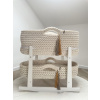 Set Mojžišov kôš plus prebaľovací kôš Vzorkovník farieb: LIGHT GREY