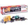 RC auto Jokomisiada RC0208 Nákladné auto s ťahačom a Traktor s prívesom žlté
