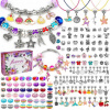 KORÁLKY sada na šperky Charms BEADS kovové sklo