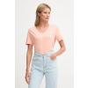 Calvin Klein Jeans tričko dámske bavlnené 2-pak LV047C906G oranžová XXS