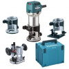Makita RT0702CX2J Kombinovaná frézka s příslušenstvím 700W, Makpac
