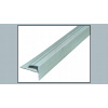 Rohová lišta na schody 15x22 profil Effector A60 strieborná 90 cm