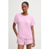 Pyžamové tričko Calvin Klein Underwear LV00QS7435 ružová M
