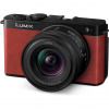 Panasonic DC-S9N Lumix kompaktný Full-Frame bezzrkadlovka DC-S9 + objektív S-R1840 (24,2 MP, flexibilné rámovanie, LUMIX Lab), červená