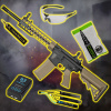 Specna Arms STARTER PACK set SA M4 Keymod (SA-F02 FLEX™ Gen2) - Čierna / piesková