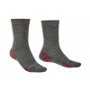 Pánské ponožky Bridgedale Hike Lightweight Merino Performance Boot grey heather - L (9-11,5) / EU 44-47 / 27-29 cm