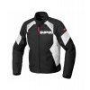 Bunda FLASH EVO, SPIDI (čierna/biela) 3XL