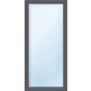 Aron Basic jednokrídlové biele/antracit 1000 x 2000 mm pravé