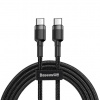 Dátový kábel Baseus CATKLF-GG1 Cafule USB-C 60W 1m sivý/čierný