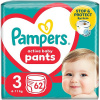 PAMPERS Active Baby Pants veľkosť 3 (62 ks)