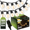 Svetelná girlanda Lumiled 809 cm sieťová, bezfarebná