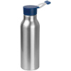 Odolná hliníková fľaša na pitie, objem 600ml, viečko modré