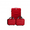 PETERSON červená 3dielna sada cestovných kufrov [dh] ptn 5806-set sada kufrov