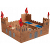 Hravý rytiersky hrad v pieskovisku pre batoľatá (Hravý rytiersky hrad v pieskovisku)