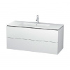 Duravit L-Cube - Umývadlová skrinka, 55x122x48 cm, 2 zásuvky, biela mat LC624301818