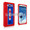 Silikónový obal Samsung Galaxy S III – Retro Tape – červená