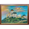 Trenčín - Vladimír Semančík - originálny, ručne maľovany obraz S (do veľkosti 45x45cm) Viac farieb