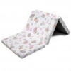 Skladacia matrac do postieľky New Baby STANDARD 120x60x5 cm pierka Ružová