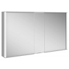 Keuco Royal Match Zrkadlová skrinka s LED osvetlením, 120x70x16 cm, strieborný elox 12804171311