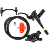 Shimano XT BL-M8100+BR-M8120 hydr. kotúčová brzda 2000mm zadná, 4-piest, OEM balenie