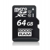 GOODRAM MicroSDXC karta 64GB M1AA, UHS-I Class 10, U1 + adaptér (M1AA-0640R12)