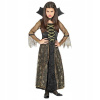 Kostým Čarodejnice Kostým Čarodejnice s pavúčou tematikou pre dievčatá na Halloween, veľkosť 140
