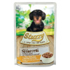 Agras Pet Foods STUZZY Sfilaccetti Kuracie so šunkou - mokré krmivo pre psov - 100 g