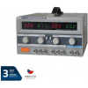 Laboratórny zdroj GETI GLPS 3003E 2x0–30 V / 0–3 A+ (5 V–3 A)