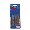FESTA Plátky do priamočiarej píly HSS, 50/1mm, 0,7mm/36TPI, úchyt BOSCH, 5ks/bal.