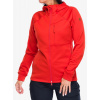 Flísová mikina dámska Fjallraven Abisko Grid Fleece Hoodie - flame orange