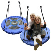 LEAN SPORT Záhradná hojdačka pre deti Bocianie hniezdo modrá 80cm