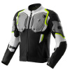 Textilná bunda Rebelhorn BORG-II čierna/sivá/fluo žltá 8XL