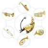 KIMAFUN CX309-1 saxofónový mikrofón pre mikrofóny AKG [mini XLR 3pin]